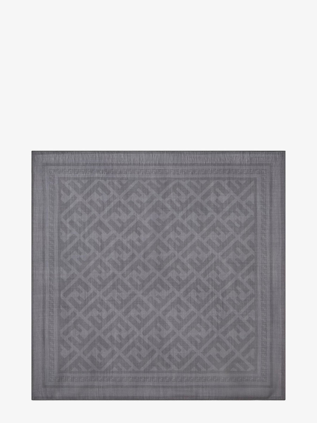 Fendi Wool and silk scarf - Grigio Chiaro