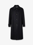 Giorgio Armani Single-breasted double-faced wool and cashmere cloth coat - Black