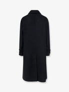 Giorgio Armani Single-breasted double-faced wool and cashmere cloth coat - Black