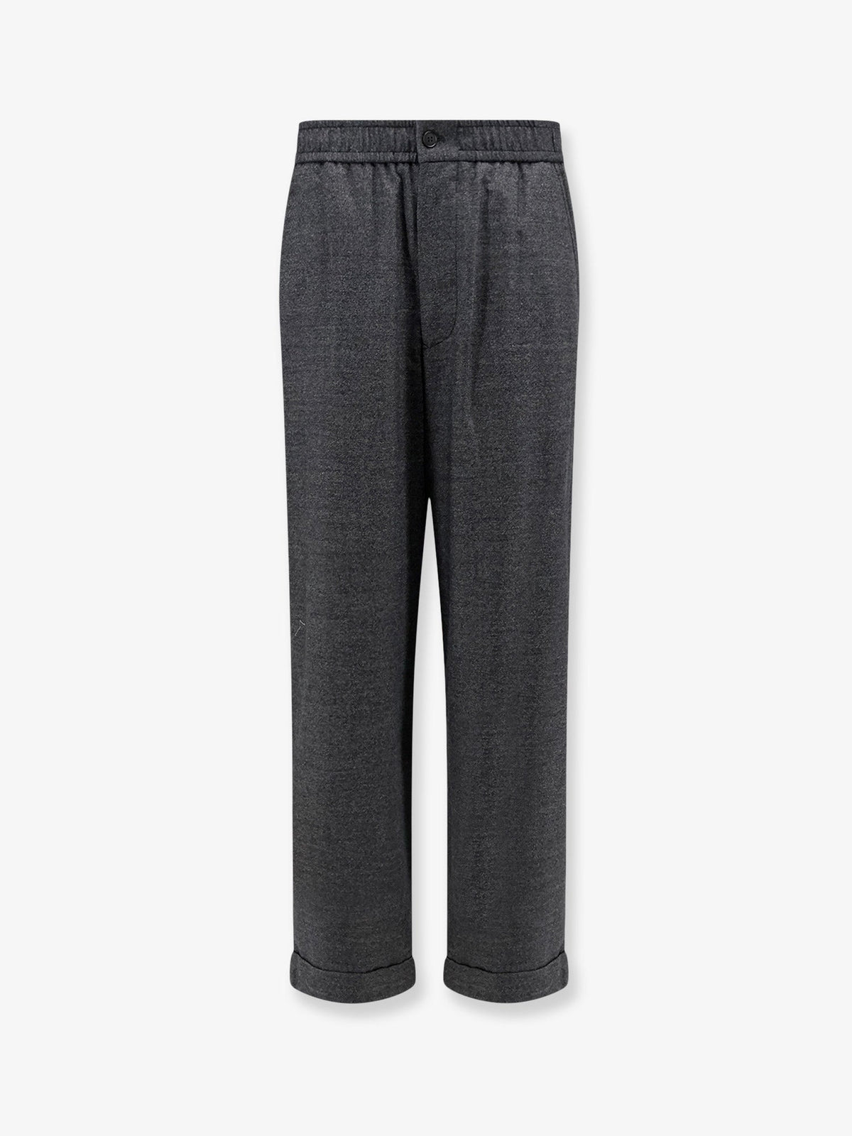 Giorgio Armani Over virgin wool and cashmere trousers - Black