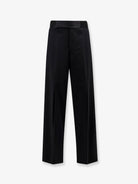 Giorgio Armani Black Tailored wool trousers