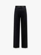 Giorgio Armani Black Tailored wool trousers