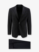 Giorgio Armani Soho line Super 160s virgin wool suit - Black