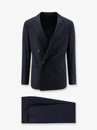 Giorgio Armani Slim lightweight virgin wool suit - Black