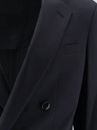 Giorgio Armani Slim lightweight virgin wool suit - Black