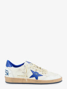 Golden Goose Ballstar leather sneakers with iconic side logo - Whitebluette