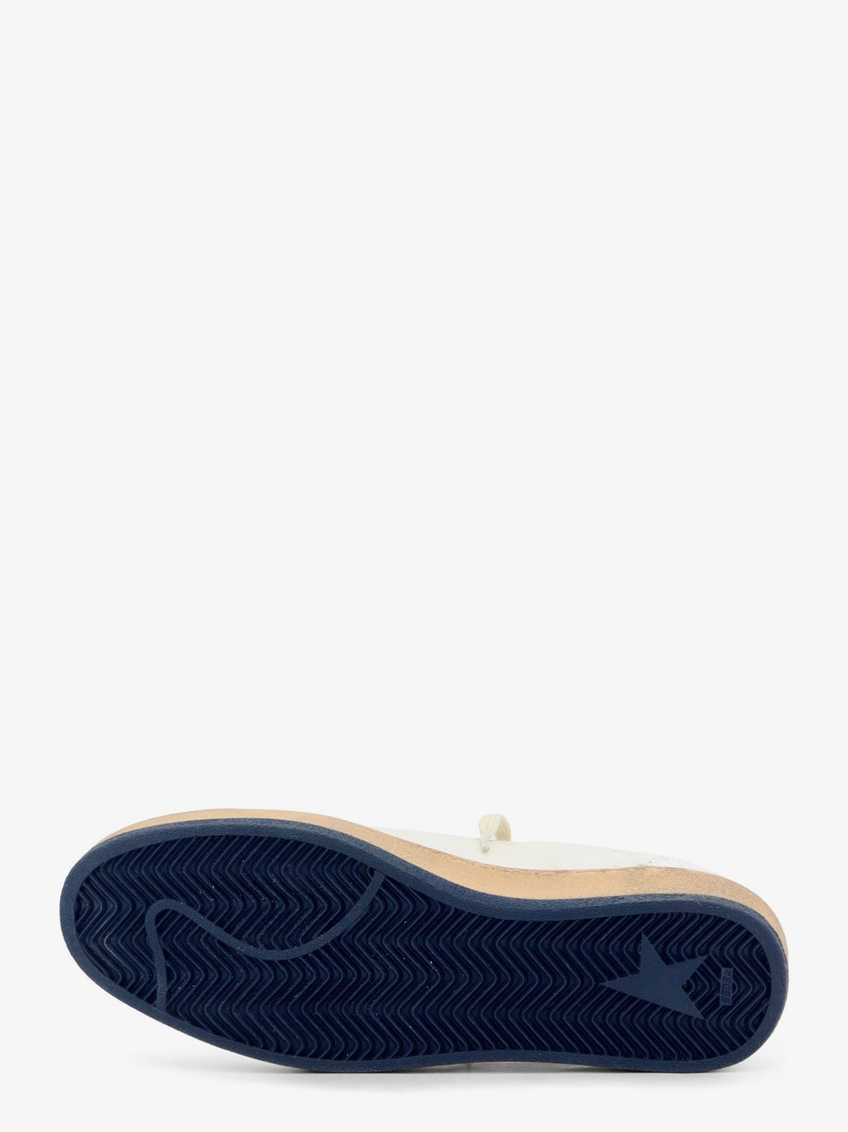 Golden Goose Ballstar leather sneakers with iconic side logo - Whitebluette