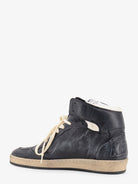 Golden Goose Sky Star sneakers in leather with a used effect - Blackwhite