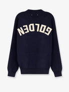Golden Goose Deluxe Brand Davis ribbed cotton sweater - Dark Blue