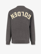 Golden Goose Deluxe Brand Davis ribbed cotton sweater - Dark Grey Melange