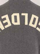 Golden Goose Deluxe Brand Davis ribbed cotton sweater - Dark Grey Melange