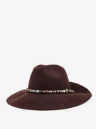 Golden Goose Deluxe Brand Golden Fedora Hat - Chicory Coffee