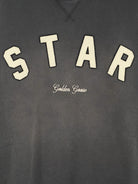 Golden Goose Deluxe Brand Cotton sweatshirt with front logo - Charcoal