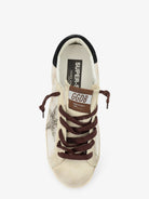 Golden Goose Deluxe Brand Super-star suede sneakers with iconic side logo - Whiteseedpearlblack