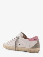 Golden Goose Deluxe Brand Superstar leather sneakers with iconic side logo - Whiteicelight Pink