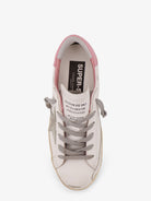 Golden Goose Deluxe Brand Superstar leather sneakers with iconic side logo - Whiteicelight Pink