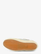 Golden Goose Superstar leather sneakers with all-over glitter pattern - Whiteplatinumbeige