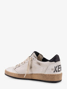 Golden Goose Deluxe Brand Ballstar leather sneakers with iconic side logo - Whiteblack