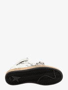 Golden Goose Sky Star leather with a used effect sneakers - Whitesilver