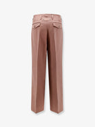 Golden Goose Deluxe Brand Flavia Light Dry Wool trousers - Bronze Pink