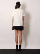 Golden Goose Deluxe Brand Cotton t-shirt with rhinestones - Vintage White