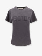 Golden Goose Deluxe Brand Doris cotton T-shirt with logo detail - Anthracite