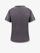 Golden Goose Deluxe Brand Doris cotton T-shirt with logo detail - Anthracite