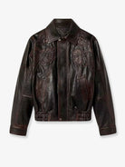 Golden Goose Deluxe Brand Palmer leather jacket - Port Royale