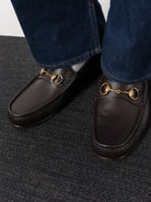 Gucci Horsebit 1953 leather loafer - Dk Brown Pigments