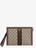 Gucci Ophidia GG fabric clutch bag - Bebnacerovrv