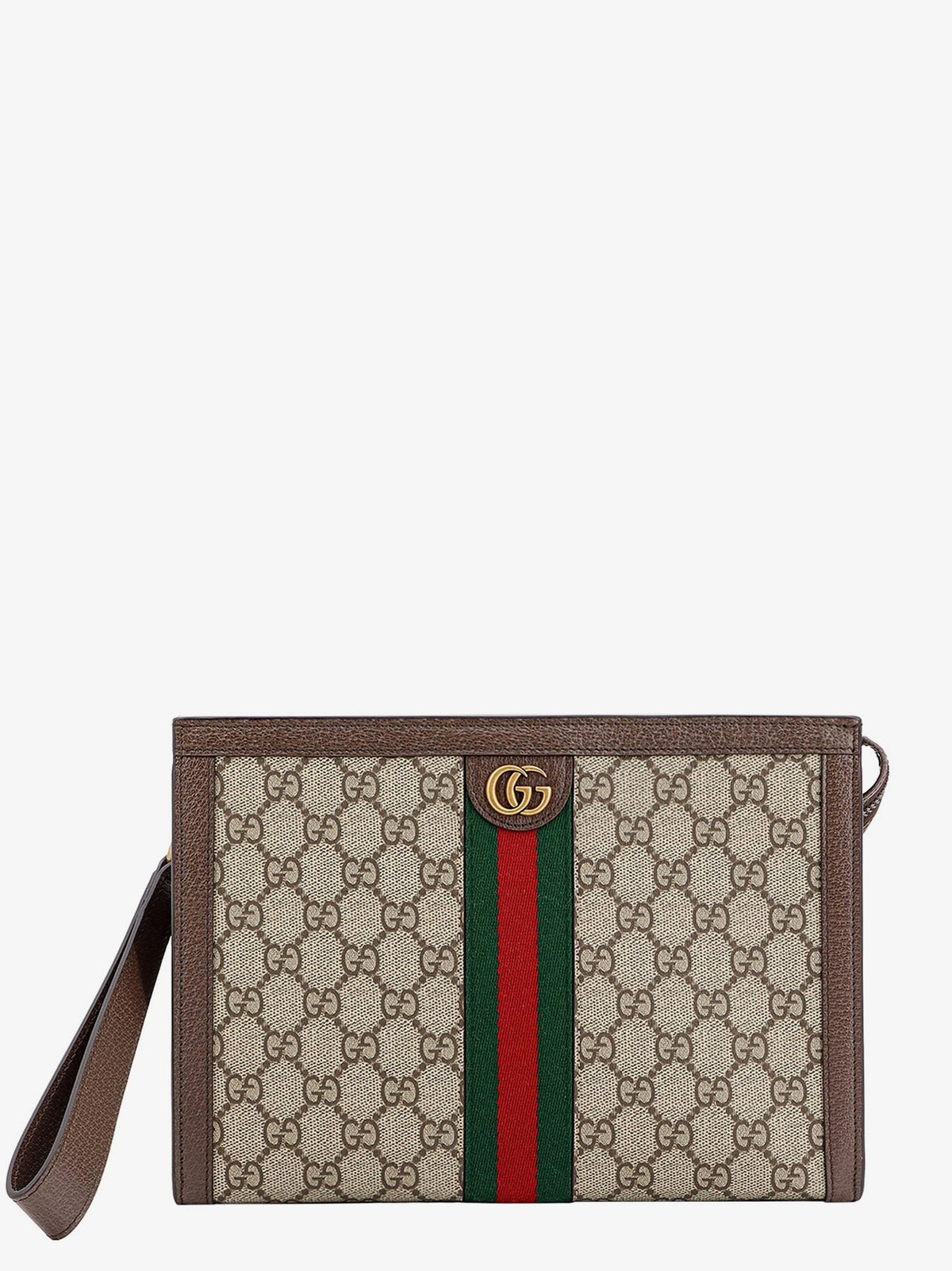Gucci Ophidia GG fabric clutch bag - Bebnacerovrv