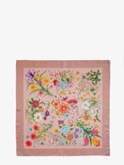 Gucci Gucci Flora silk foulard - Mauvepink