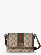 Gucci Mini Ophidia GG fabric crossbody bag - Acero
