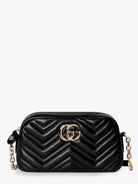 Gucci GG Marmont leather camera bag - Black