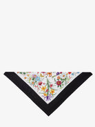 Gucci Silk hair band - White Black
