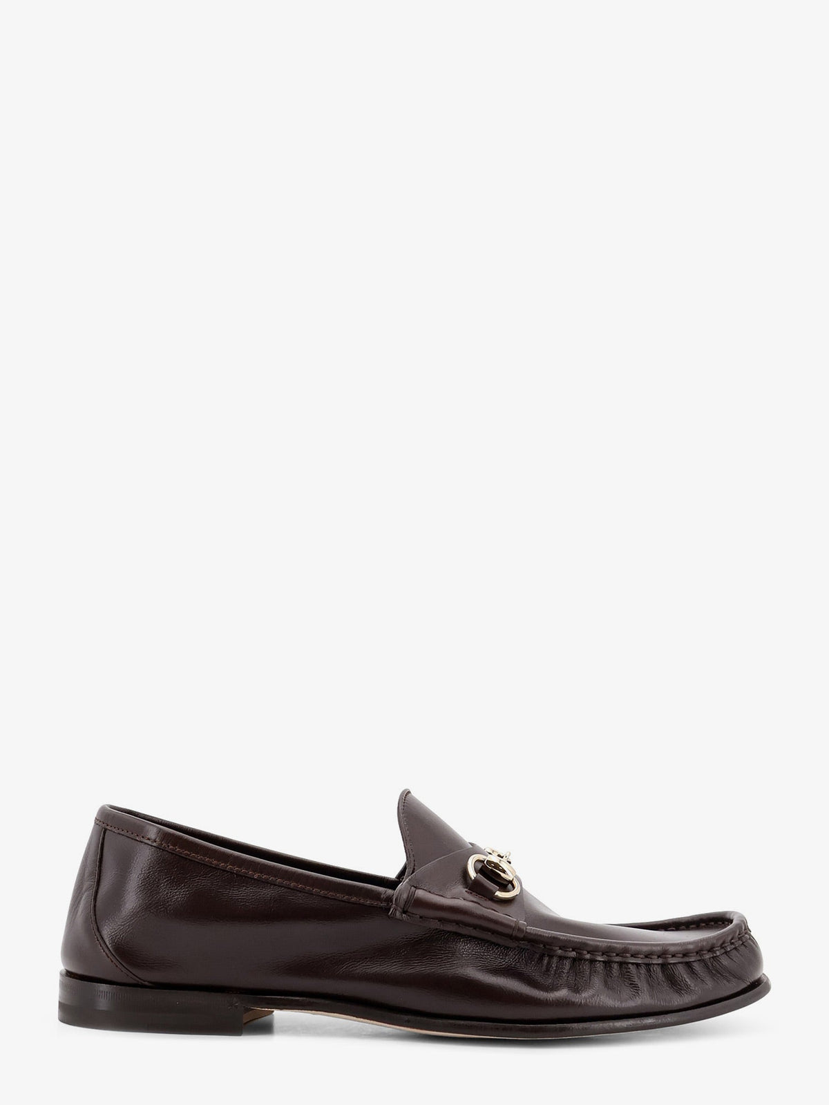 Gucci Lugano leather loafers - Cocoa