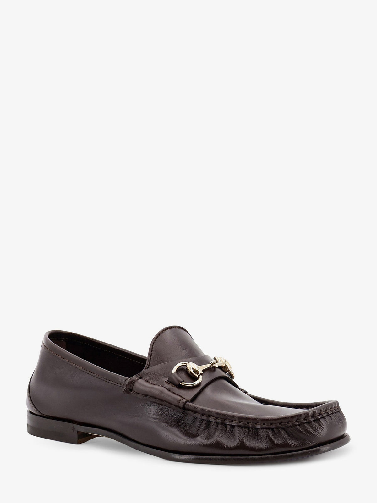 Gucci Lugano leather loafers - Cocoa