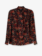 Gucci Printed silk shirt - Blackredmc