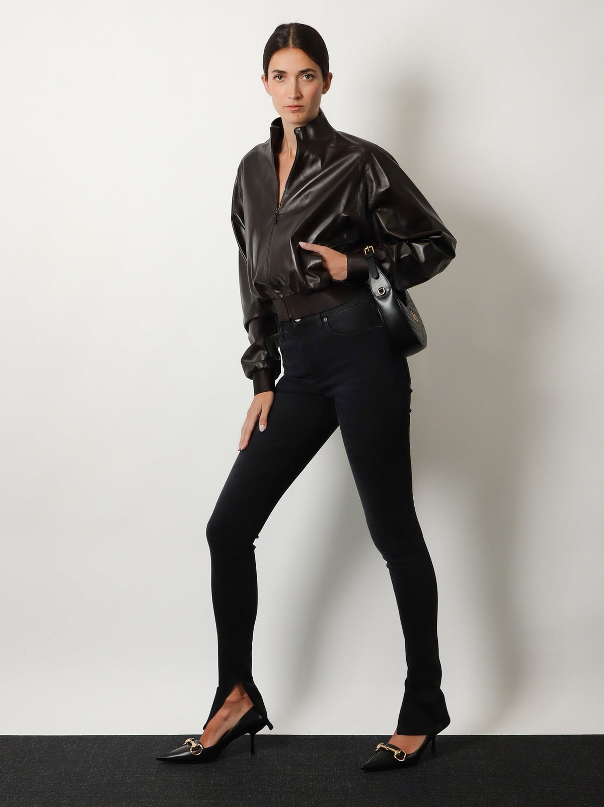 Gucci Slim Fit black denim trousers