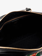 Gucci Borsetto leather handbag with Web detail on the front - Black