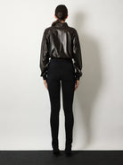 Gucci Soft nappa leather bomber jacket - Darkchocolate
