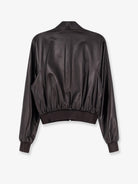 Gucci Soft nappa leather bomber jacket - Darkchocolate