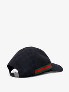Gucci GG Fabric baseball hat - Blackdarkgreen