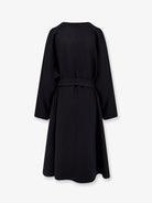 Gucci Wool and silk blend coat - Black