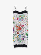 Gucci Gucci Primavera dress with Gucci Flora print - Whiteblack