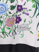 Gucci Gucci Primavera dress with Gucci Flora print - Whiteblack