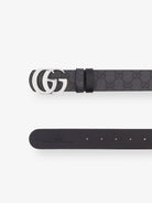 Gucci GG Marmont reversible leather belt - Black