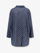 Gucci Cotton shirt with all-over GG motif - Blue