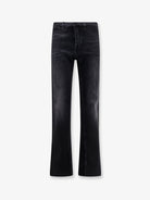 Gucci Blue denim jeans with Nastro Web profiles - Black