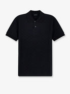 Gucci GG viscose blend polo shirt - Black